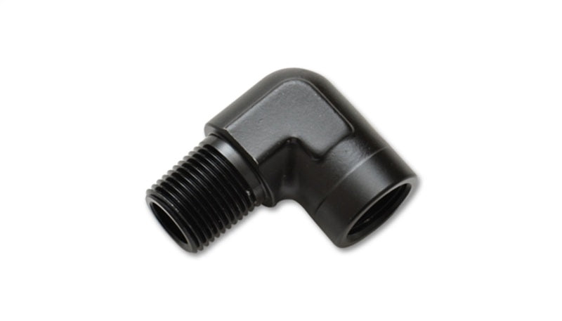 Vibrant 1/8in NPT Female to Male 90 Degree Pipe Adapter Fitting - Black Ops Auto Works