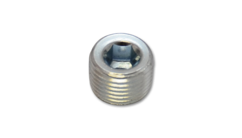 Vibrant 1/8in NPT Male Plug for EGT weld bung - Zinc Plated Mild Steel - Black Ops Auto Works