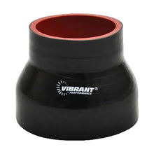 Load image into Gallery viewer, Vibrant silicone reducer coupler full view black finish
