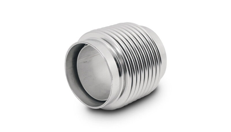 VIB69328-Vibrant 1.50in ID x 2.75in Long 321SS Electro Polished Motorsport Bellows w/Neck & Liner-Flanges-Vibrant