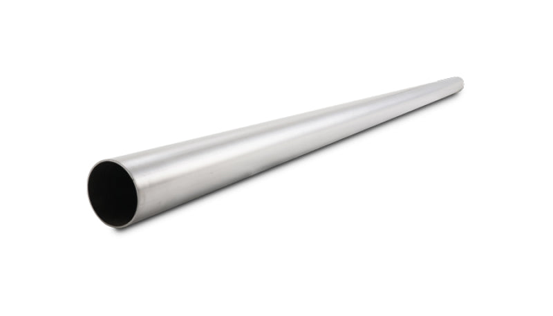 Vibrant 1.875in OD 304 Stainless Steel Brushed Straight Tubing - Black Ops Auto Works