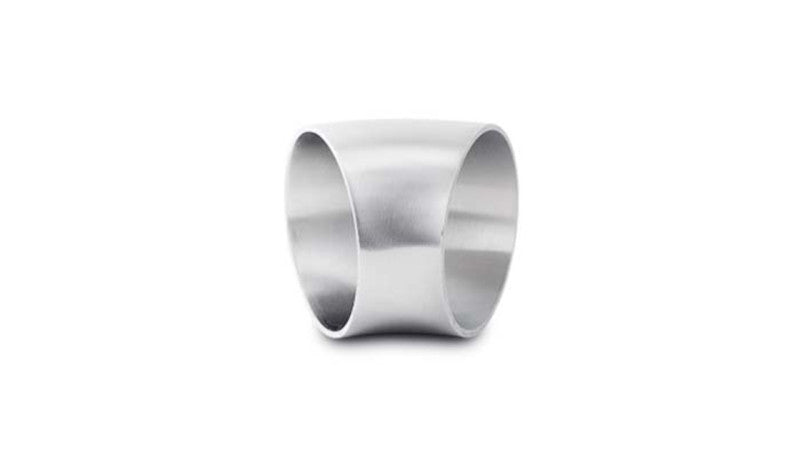 VIB13325-Vibrant 1.88in OD 45Deg Legless Elbow 305SS Brushed-Aluminum Tubing-Vibrant