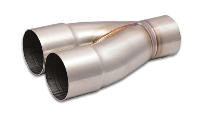 Vibrant 2-1 SS Merge Collectors (2-1/2in Inlet Slipover ID 2-1/2in Outlet OD) - Sold Individually - Black Ops Auto Works