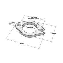 Load image into Gallery viewer, Vibrant 2-Bolt T304 SS Exhaust Flange (4in I.D.) Vibrant VIB1475S