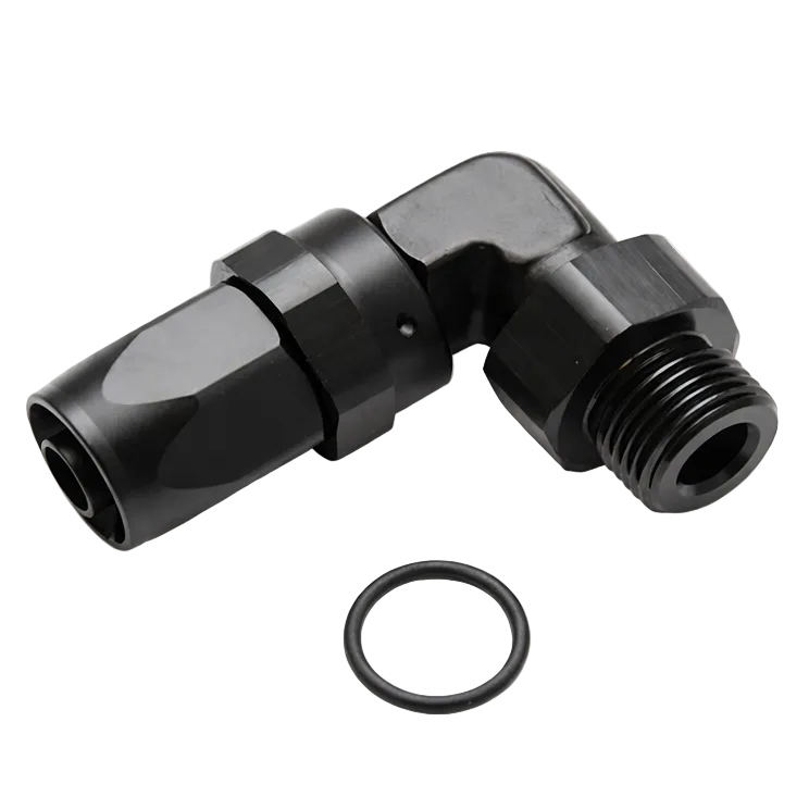 Vibrant 24912 90 degree hose end fitting full view
