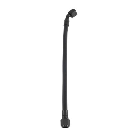 VIB29052-Vibrant 24in PTFE Hose Assy w/10AN Female Fittings Straight/45 Deg-Hoses-Vibrant