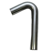 Load image into Gallery viewer, Vibrant 2.375in O.D. T304 SS 120 deg Mandrel Bend 4in x 12in leg lengths (3.5in Centerline Radius) Vibrant VIB13009