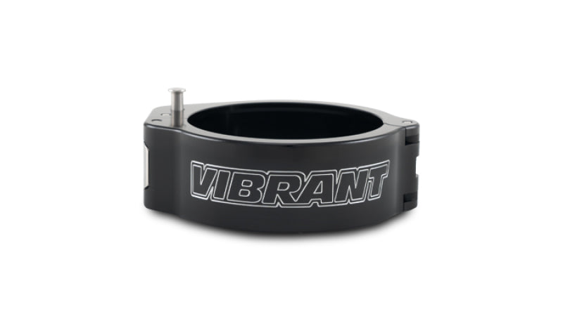 Vibrant 2.5in O.D. Aluminized HD 2.0 Clamp - Anodized Black (Clamp Only) - Black Ops Auto Works
