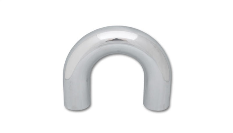Vibrant 2.5in O.D. Universal Aluminum Tubing (180 degree Bend) - Polished - Black Ops Auto Works