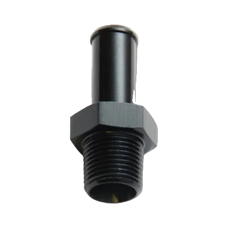 Vibrant 3/4in NPT to 3/4in Barb Straight Fitting - Aluminum Vibrant VIB11204