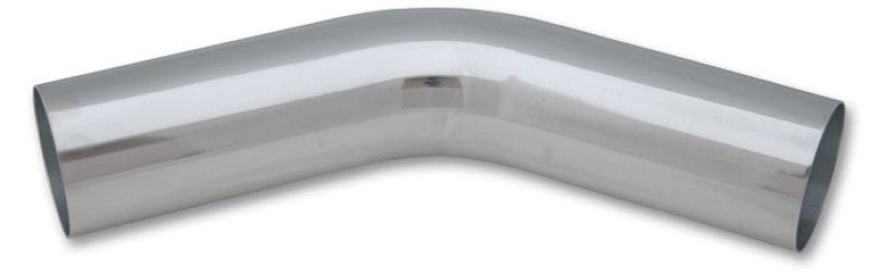 Vibrant 3.25in O.D. Universal Aluminum Tubing (45 Degree) 3.25in CLR 5in Leg Length-Aluminum Tubing-Vibrant