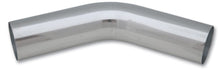 Load image into Gallery viewer, Vibrant 3.25in O.D. Universal Aluminum Tubing (45 Degree) 3.25in CLR 5in Leg Length-Aluminum Tubing-Vibrant