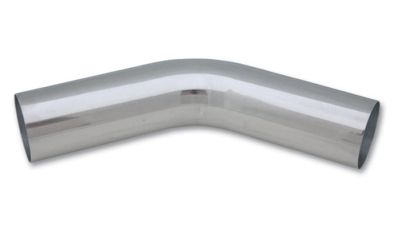 Vibrant 3.25in O.D. Universal Aluminum Tubing (45 Degree) 3.25in CLR 5in Leg Length-Aluminum Tubing-Vibrant