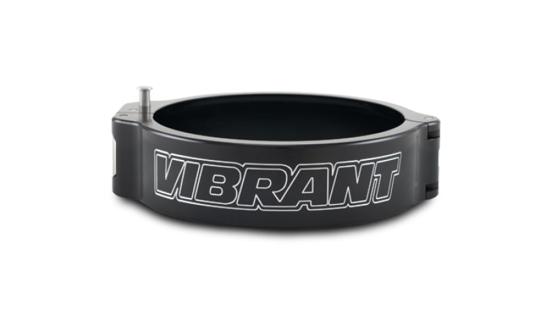 Vibrant 3.50in O.D. Aluminized HD 2.0 Clamp - Anodized Black (Clamp Only) - Black Ops Auto Works