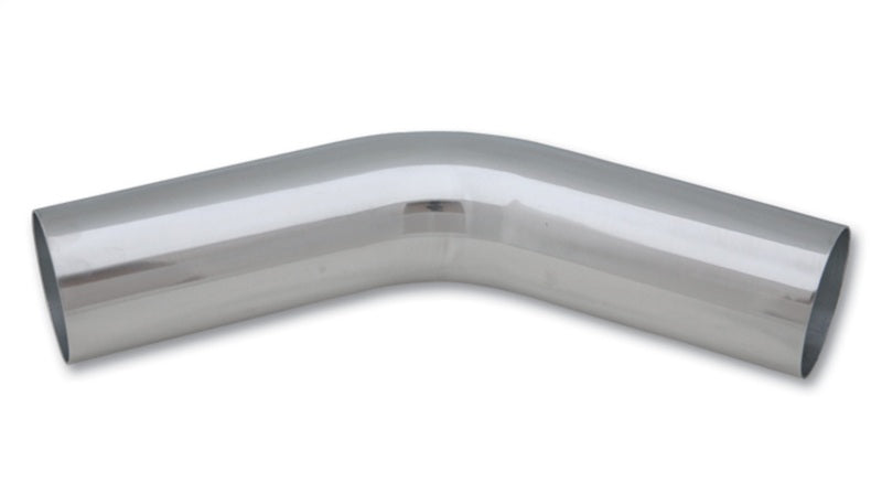 Vibrant 3.5in O.D. Universal Aluminum Tubing (45 degree bend) - Polished - Black Ops Auto Works