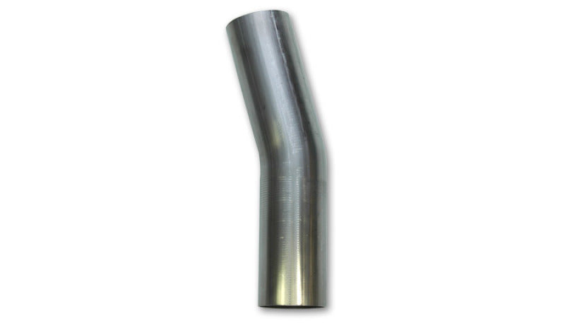 Vibrant 3.5in OD T304 SS 15 Deg Mandrel Bend 5in Leg Length (5.5in Centerline Radius) - Black Ops Auto Works