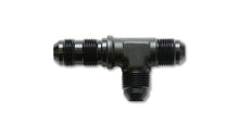 Load image into Gallery viewer, Vibrant -3AN Bulkhead Adapter Tee on Run Fittings - Anodized Black Only - Black Ops Auto Works
