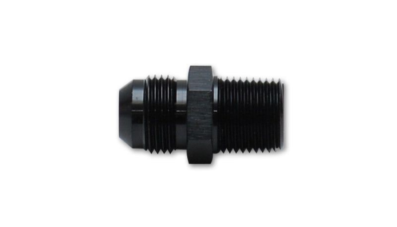 Vibrant -3AN to 1/8in NPT straight adapter fitting - Aluminum - Black Ops Auto Works