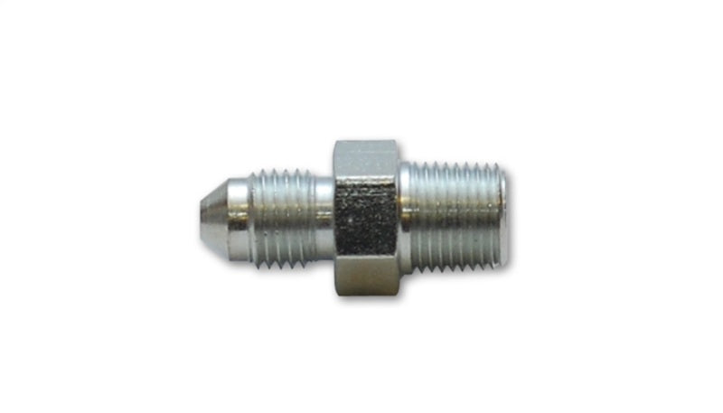 Vibrant -3AN to 1/8in NPT Straight Adapter Fitting - Steel - Black Ops Auto Works
