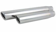 Load image into Gallery viewer, Vibrant 3in Round SS Truck/SUV Exh Tip (Single wall Angle Cut Rolled Edge) - 2.5in inlet 11in long Vibrant VIB1575