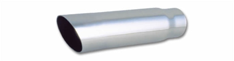 Vibrant 3in Round SS Truck/SUV Exhaust Tip (Single Wall Angle Cut) - 2.25in inlet 11in long Vibrant VIB1558