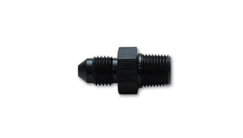 Vibrant -4 AN to 1/16in NPT Straight Adapter Fittings - Aluminum - Black Ops Auto Works