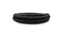 Load image into Gallery viewer, Vibrant -4 AN Two-Tone Black/Blue Nylon Braided Flex Hose (5 foot roll) Vibrant VIB11984B