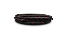 Load image into Gallery viewer, Vibrant -4 AN Two-Tone Black/Red Nylon Braided Flex Hose (5 foot roll) Vibrant VIB11984R