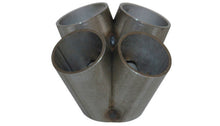 Load image into Gallery viewer, Vibrant 4 into 1 SS Turbo Mani Collector for T3 T3/T4 in Flange 48mm Pipe OD 3in tall 72mmx48mm out - Black Ops Auto Works
