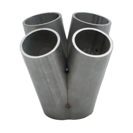 Vibrant 4 into 1 SS Turbo Manifold Merge Collector for T4 Divided Flange (48mm Pipe OD 4.5in tall) Vibrant VIB2466