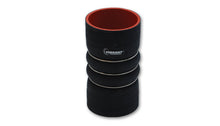 Load image into Gallery viewer, Vibrant 4 Ply Aramid Hump Hose w/3 SS Rings 3in ID x 8in Length - Black - Black Ops Auto Works