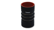 Load image into Gallery viewer, Vibrant 4 Ply Aramid Hump Hose w/3 SS Rings 4.5in ID x 6in Length - Black Vibrant VIB11832