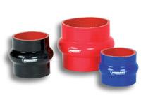 Load image into Gallery viewer, Vibrant 4 Ply Aramid Hump Hose w/3 SS Rings 4.5in ID x 6in Length - Black Vibrant VIB11832