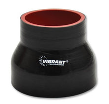 Load image into Gallery viewer, Vibrant 4 Ply Reducer Couper 3in ID x 3.75in ID x 3in Long - Black - Black Ops Auto Works