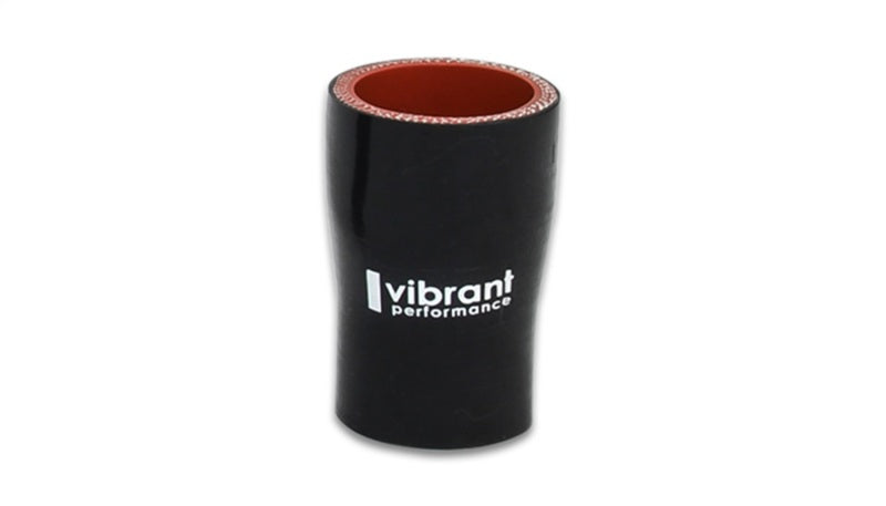 Vibrant 4 Ply Reducer Coupling 1.25in x 1.50in x 3in Long (BLACK) - Black Ops Auto Works