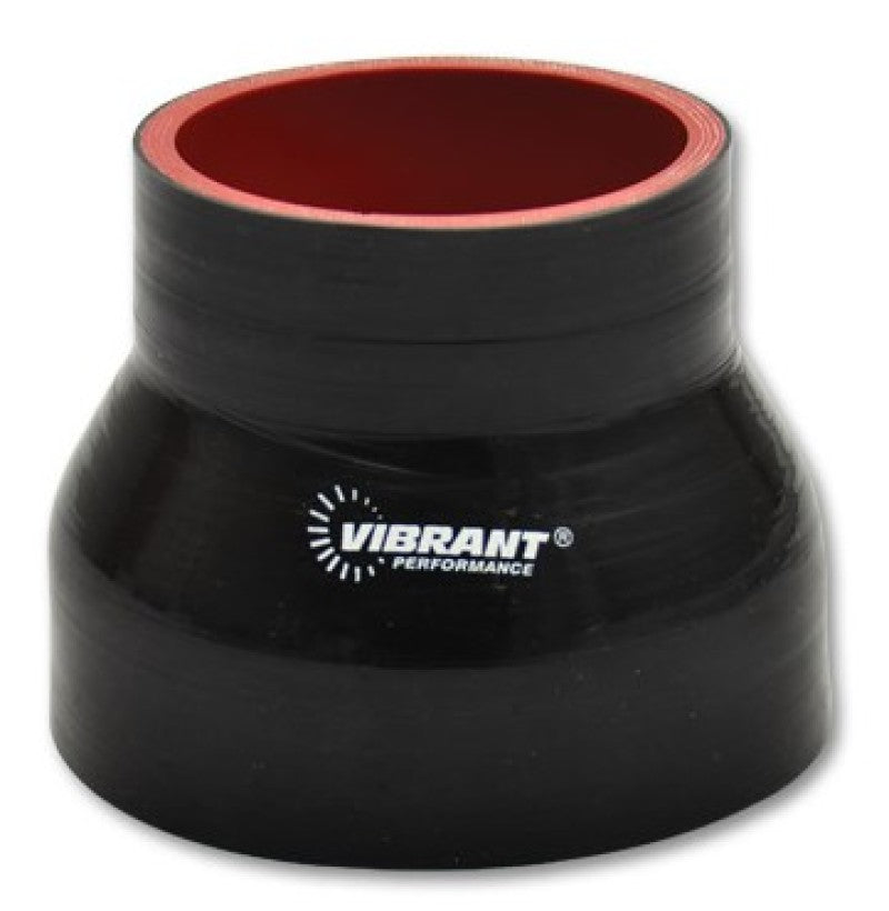 Vibrant 4 Ply Reducer Coupling .75in x .50in x 4in Long - Black Vibrant VIB19710