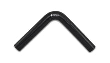 Load image into Gallery viewer, Vibrant 4 Ply Reinforced Silicone Elbow Connector - 1.25in ID x 8in Leg 90 Deg Elbow (BLACK) - Black Ops Auto Works