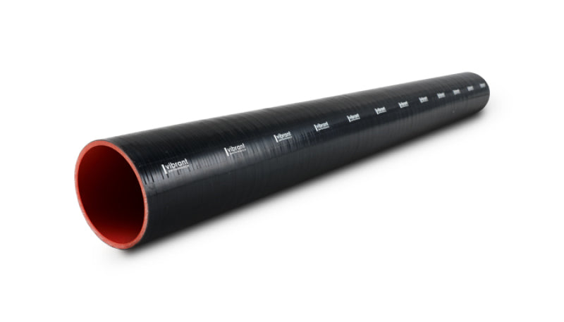 Vibrant 4 Ply Reinforced Silicone Straight Hose Coupling - 2.25in I.D. x 36in long (BLACK) Vibrant VIB2709
