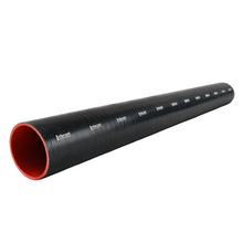 Load image into Gallery viewer, vibrant-4-ply-reinforced-silicone-straight-hose-coupling-1_75in-i_d_-x-36in-long-black-vibrant-2_13576142