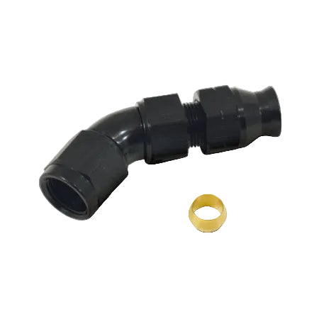 Vibrant 45 Degree 1/2in Tube to Female 8AN Adapter Vibrant VIB16558