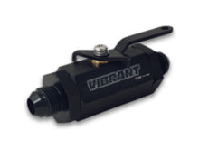 Load image into Gallery viewer, Vibrant -4AN to -4AN Male Shut Off Valve - Black - Black Ops Auto Works