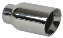 Load image into Gallery viewer, Vibrant 4in OD Round SS Exhaust Tip (Double Wall Angle Cut Beveled Outlet) 3in. ID Inlet - Black Ops Auto Works