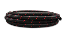 Load image into Gallery viewer, Vibrant -6 AN Two-Tone Black/Red Nylon Braided Flex Hose E85 Friendly (20ft Roll) - Black Ops Auto Works