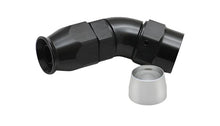 Load image into Gallery viewer, Vibrant -6AN 45 Degree Elbow Hose End Fitting for PTFE Lined Hose - Black Ops Auto Works