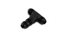 Load image into Gallery viewer, Vibrant -6AN Bulkhead Adapter Tee Fitting - Anodized Black Only Vibrant VIB10618