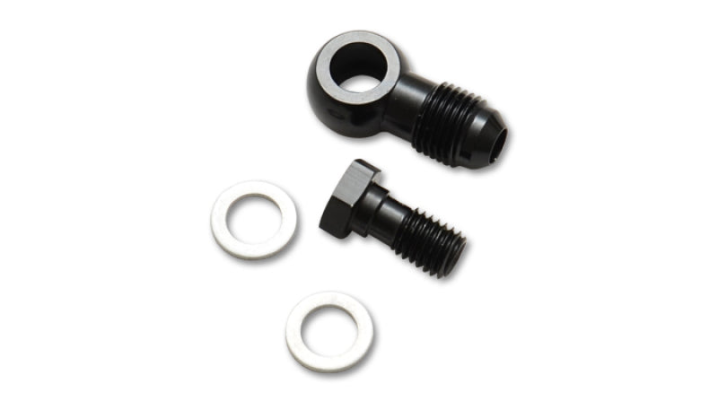 Vibrant -6AN Male Banjo Fitting 16mm x 1.5 Metric Aluminum + 2 Washers - Black Ops Auto Works