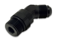 Load image into Gallery viewer, Vibrant -6AN Male Flare to Male -8AN ORB Swivel 45 Degree Adapter Fitting - Anodized Black - Black Ops Auto Works