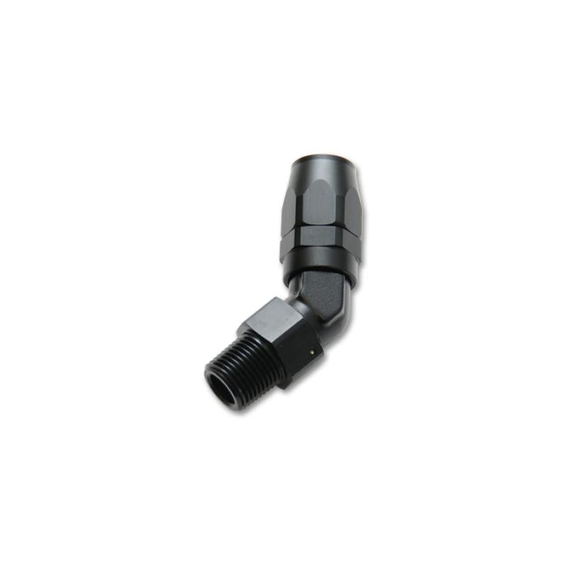 Vibrant -6AN Male NPT 45Degree Hose End Fitting - 1/4in NPT Vibrant VIB26401