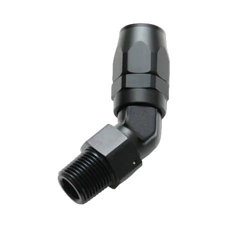 Vibrant -6AN Male NPT 45Degree Hose End Fitting - 3/8 NPT Vibrant VIB26402