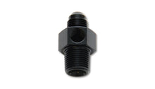 Load image into Gallery viewer, Vibrant -6AN Male to 3/8in NPT Male Union Adapter Fitting w/ 1/8in NPT Port - Black Ops Auto Works